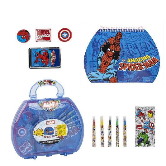 Spiderman Schreibwaren- & Malset Farbenfrohes Set für kleine Künstler