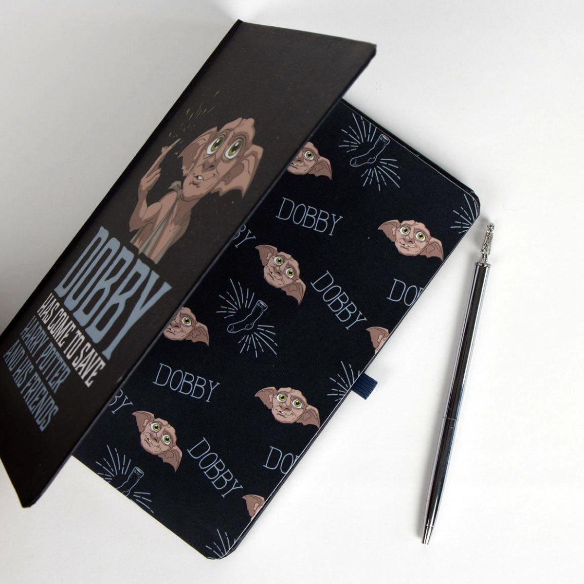 Harry Potter Schreibwaren-Set – Dobby Socke mit Stiften & Notizblock
