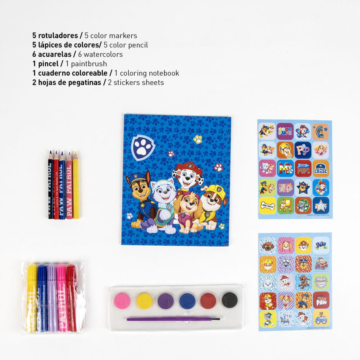 Paw Patrol Ausmal-Rucksack Kreativer Kinderrucksack zum Selbstgestalten