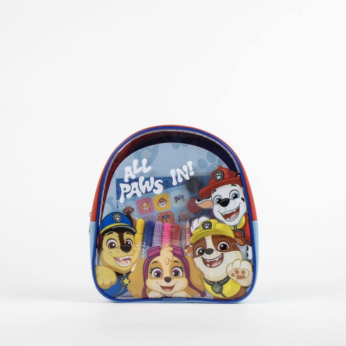 Paw Patrol Ausmal-Rucksack Kreativer Kinderrucksack zum Selbstgestalten