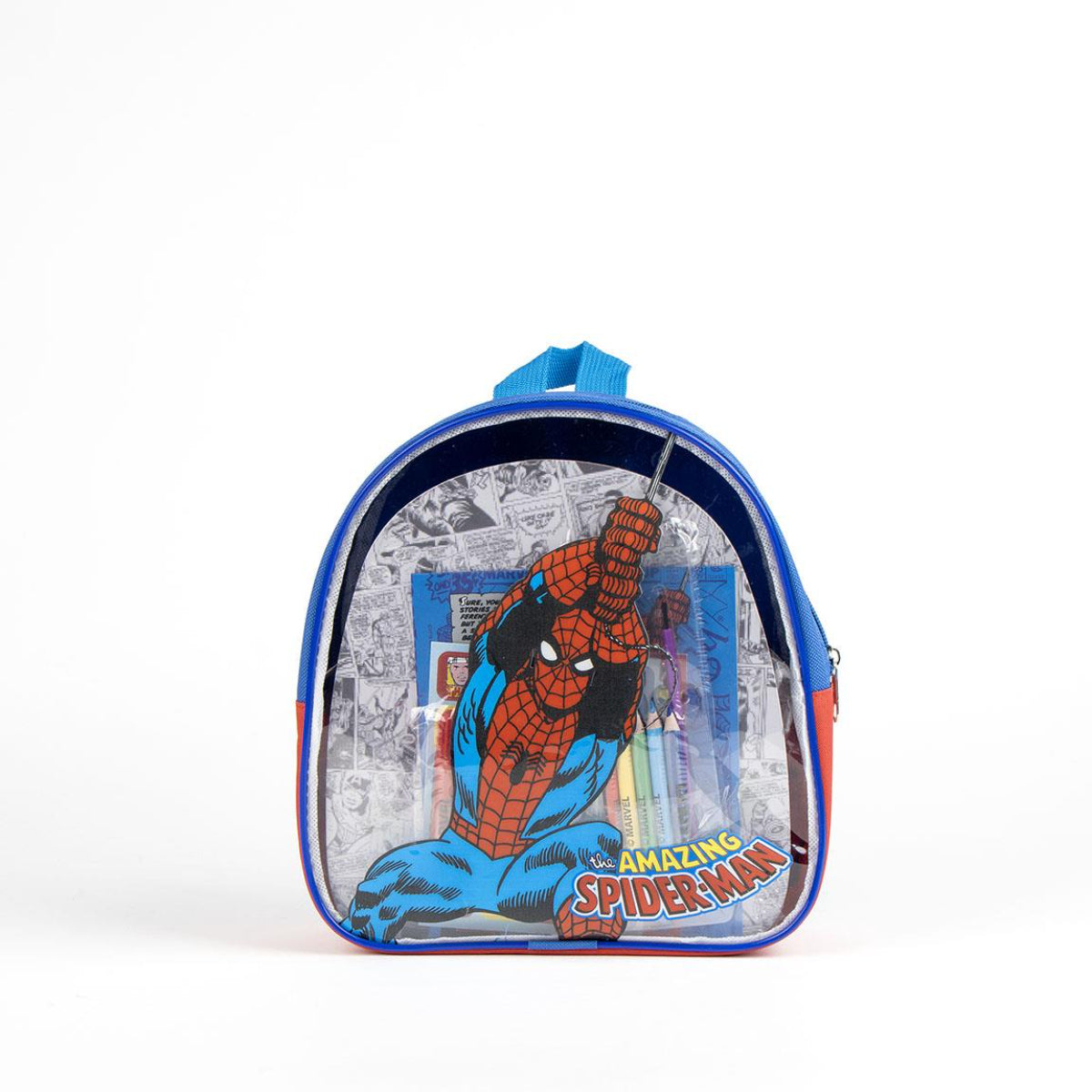 Marvel Spiderman Ausmal-Rucksack – Kreativer Kinderrucksack zum Selbstgestalten