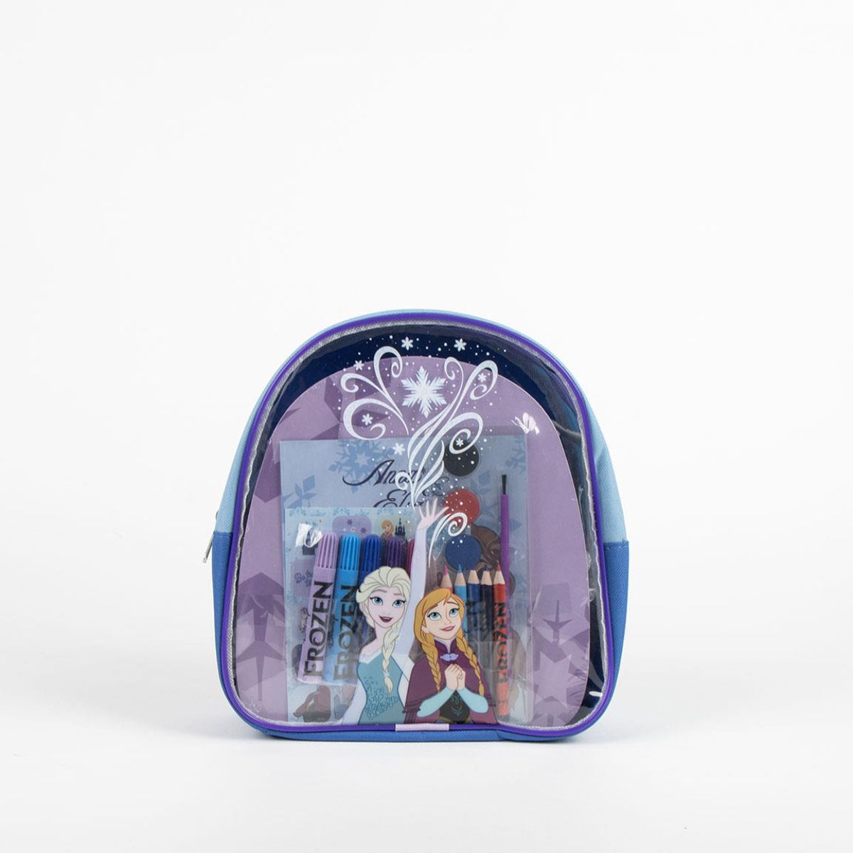 Disney Frozen Ausmal-Rucksack Kreativer Kinderrucksack zum Selbstgestalten