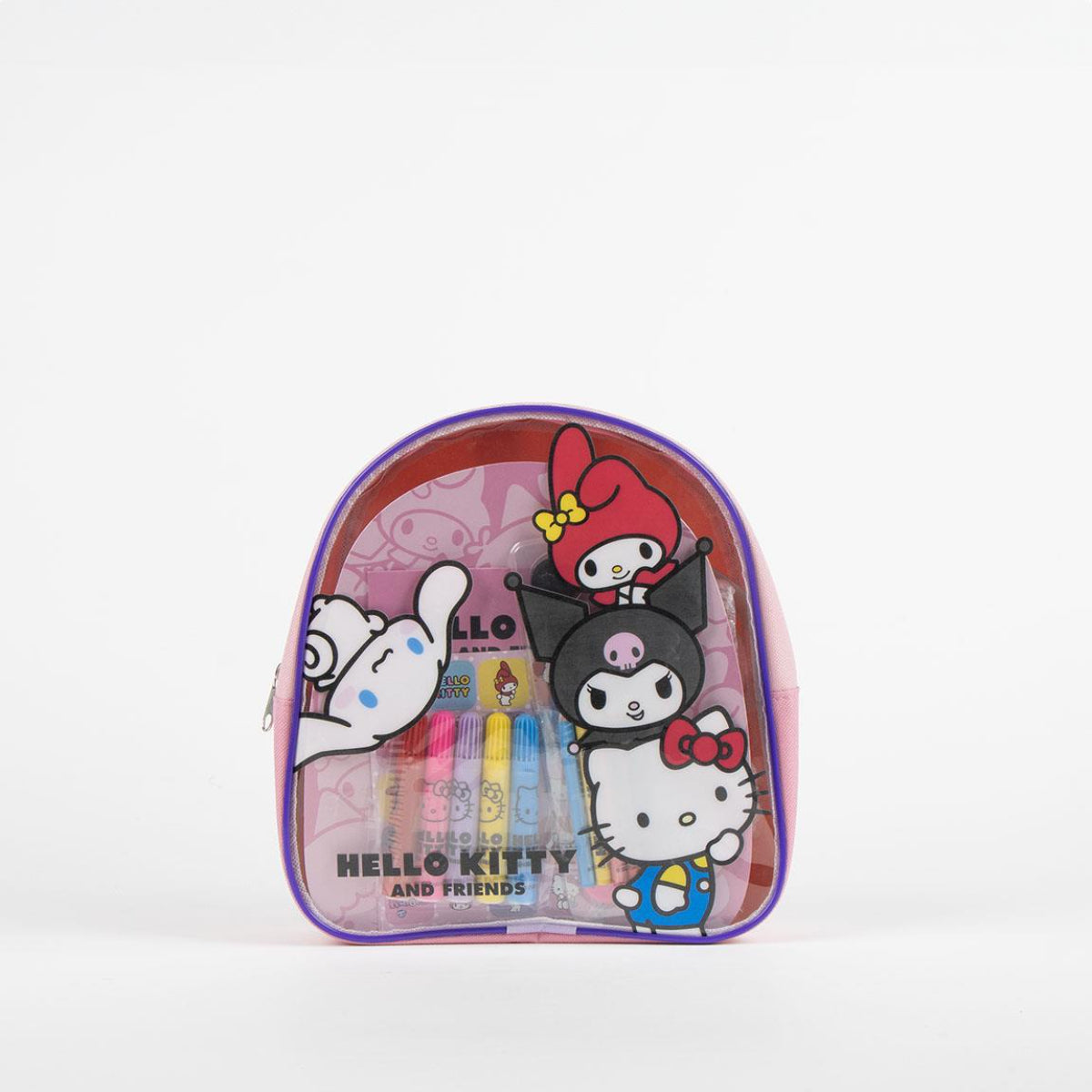 Hello Kitty Ausmal-Rucksack Kreativer Kinderrucksack zum Selbstgestalten