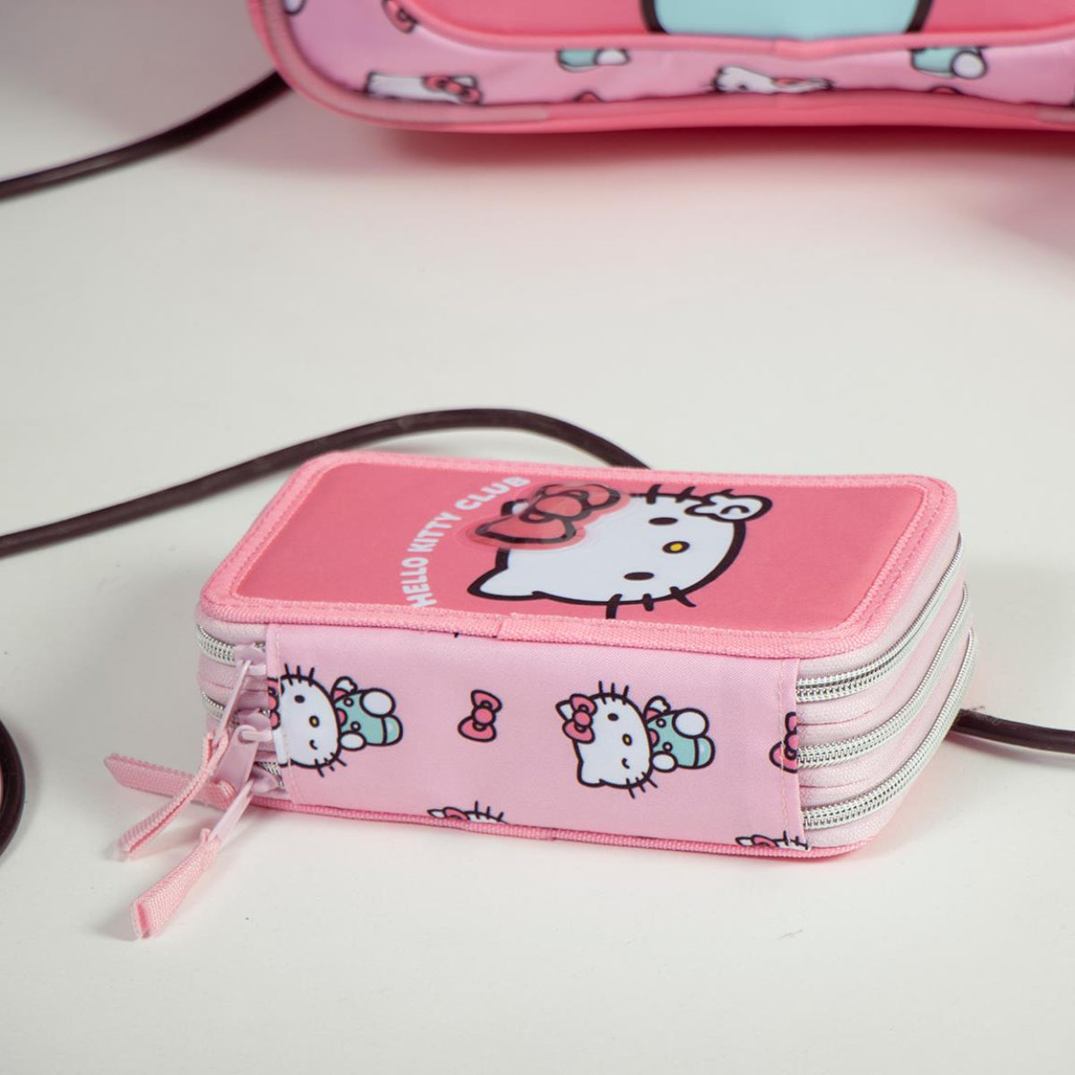 Hello Kitty Federmappe gefüllt – Schuletui & Stiftebox mit Zubehör für Kinder