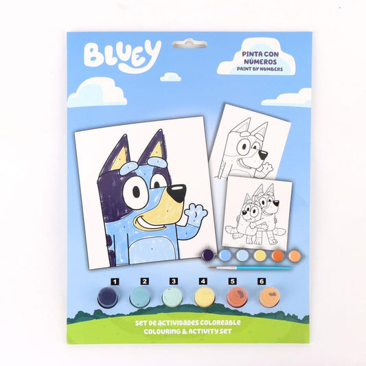 Bluey Malvorlage Schreibwaren-Set – Buntes Stationery Set für Kinder mit Zubehör
