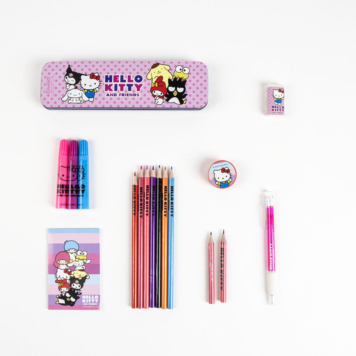 Hello Kitty Mal- und Schreibwaren-Set – Kinder Kreativset mit Zubehör