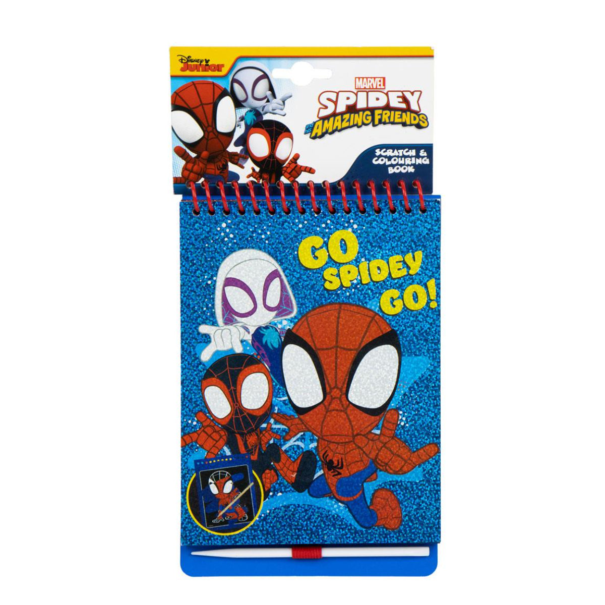 Spiderman Kreativset Scratch Book Kratzbilder & Zeichenspaß