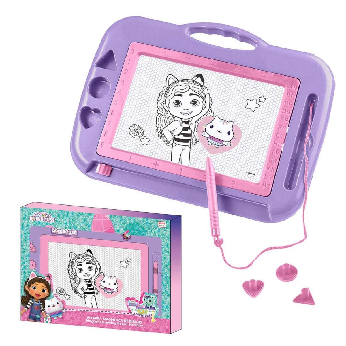 Gabby’s Dollhouse Magnettafel Set magnetische Schreibtafel & Zubehör