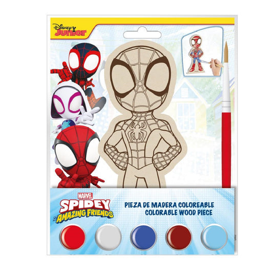 Spidey Malset – Holzfiguren zum Ausmalen für Kinder mit Marvel-Motiven