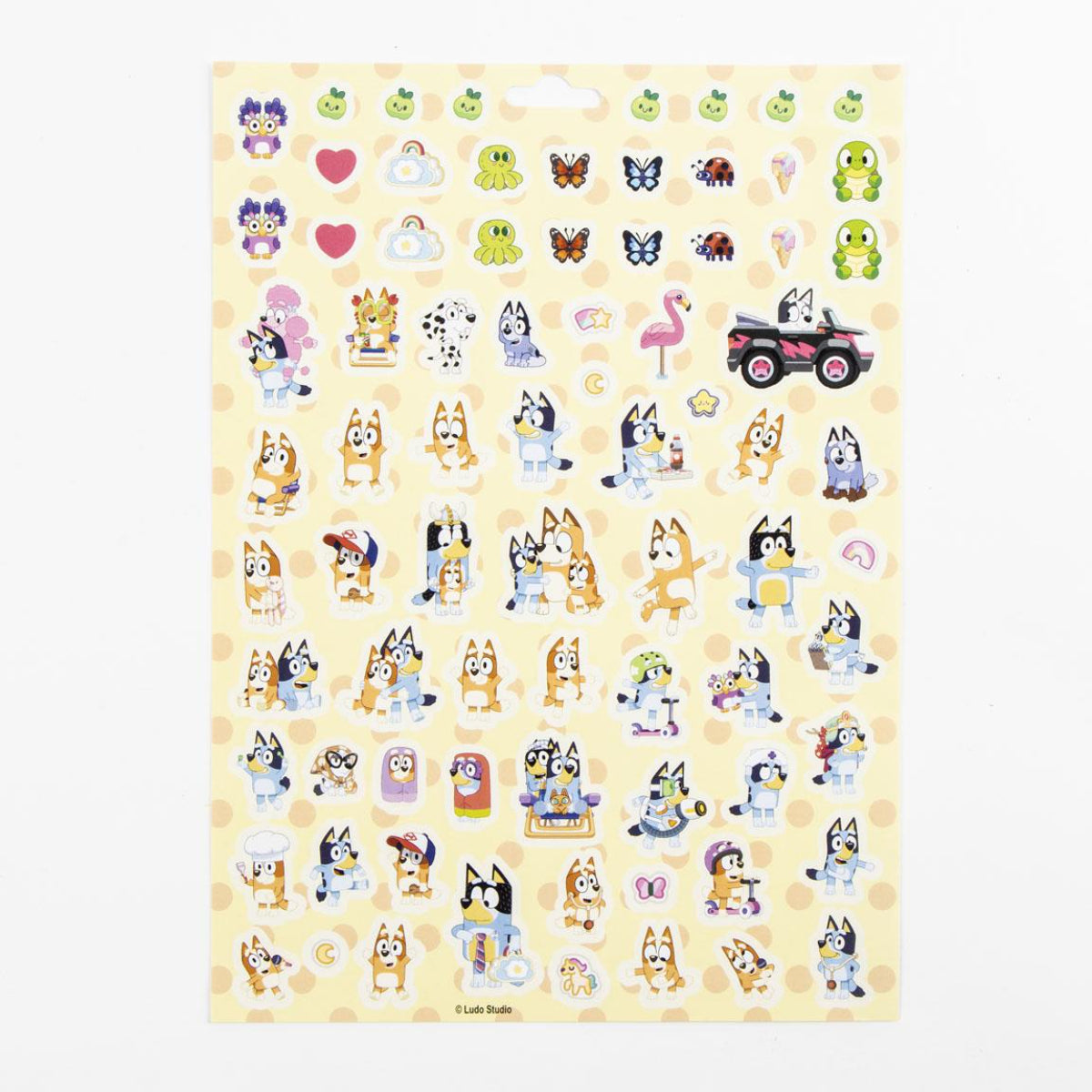 Bluey Sticker-Set für Kinder – 300 Teilig Bunte Aufkleber zum Basteln & Dekorieren