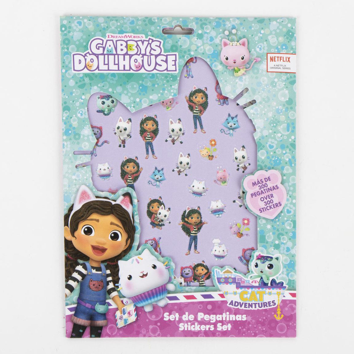 Gabby’s Dollhouse Sticker-Set für Kinder 300+ Aufkleber zum Basteln & Spielen