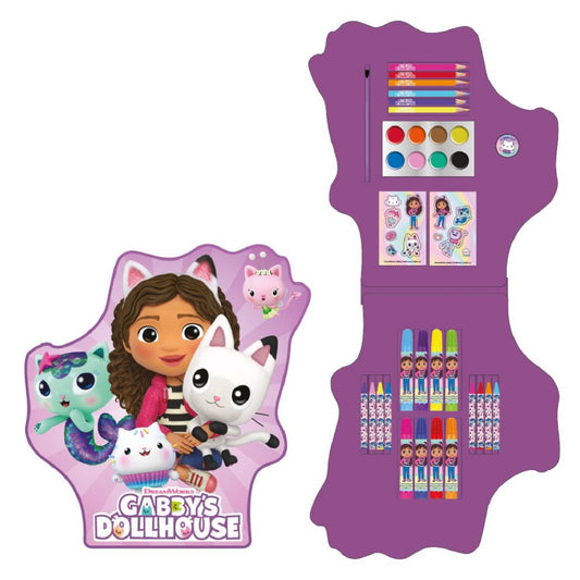 Gabby´s Dollhouse Schreibwaren- & Malset – Farbenfrohes Pastelfarben Set für kleine Künstler