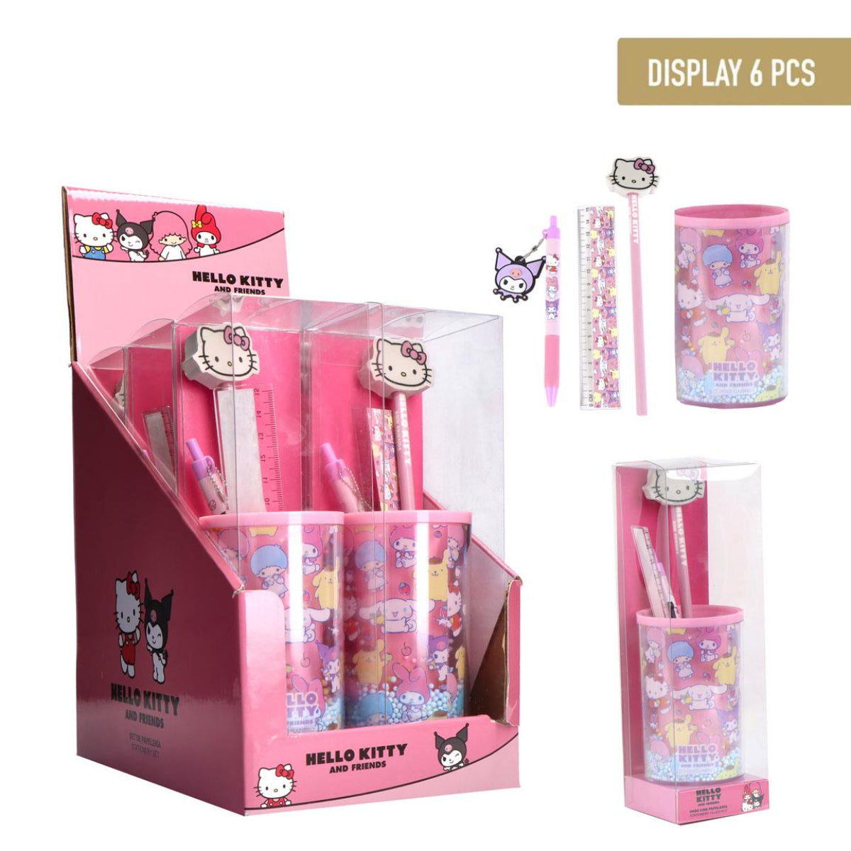 Hello Kitty Schreibwaren-Set mit Stiftehalter Kinder Schreibset