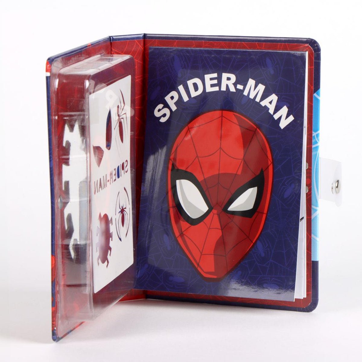 Spiderman Notizbuch-Set für Kinder – Schreibset mit Stiften & Stickern