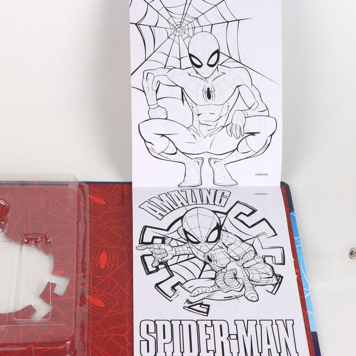 Spiderman Notizbuch-Set für Kinder – Schreibset mit Stiften & Stickern