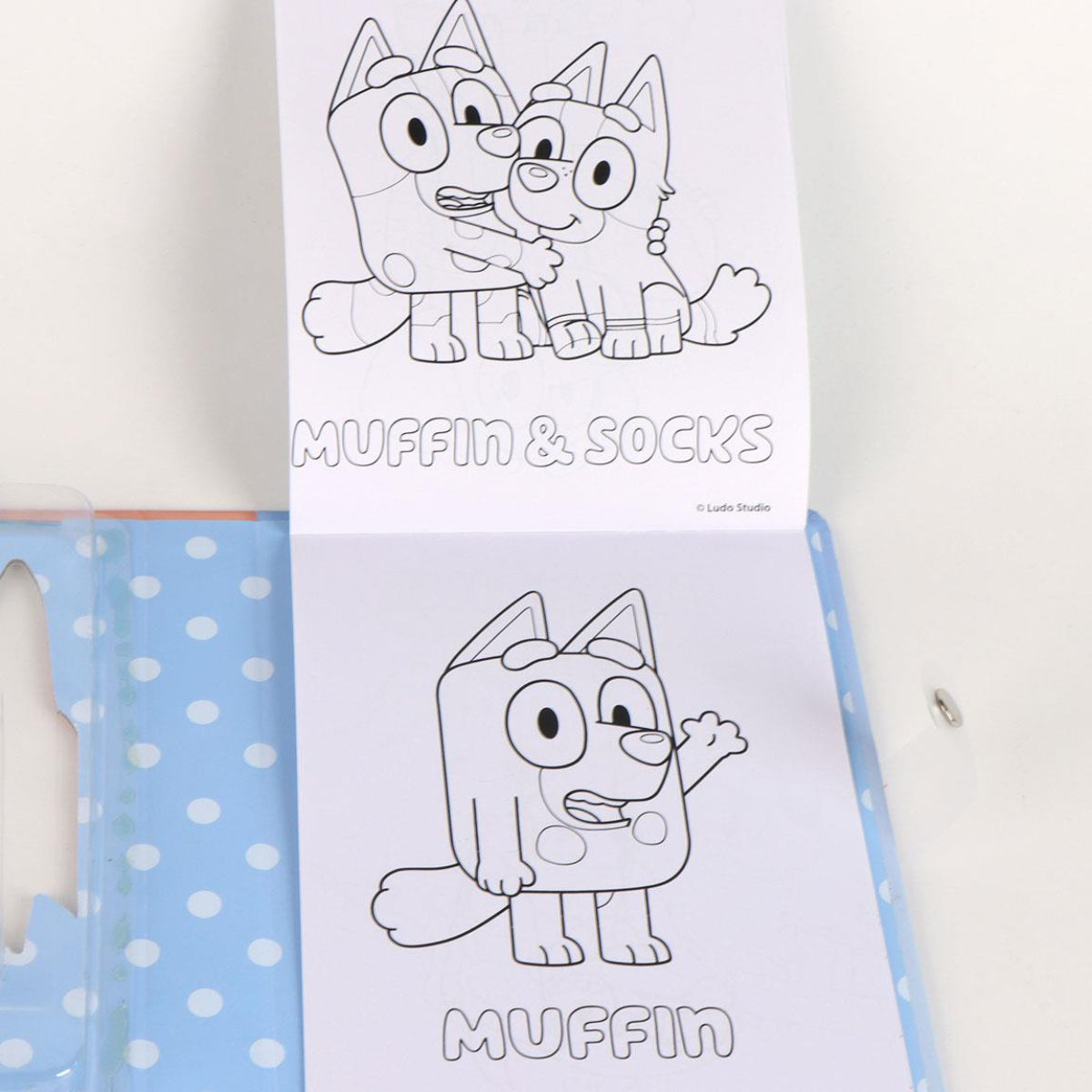 Bluey Notizbuch-Set für Kinder inkl. Stifte & Sticker – Schreibwaren-Set