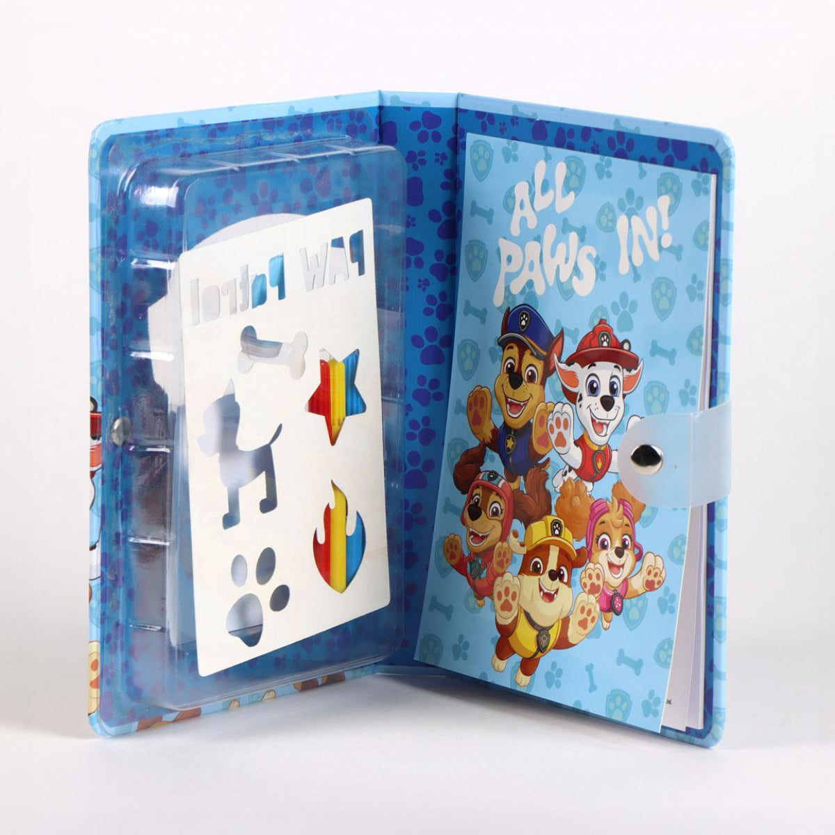 Paw Patrol Notizbuch-Set für Kinder Schreibwaren mit Stickern & Stiften