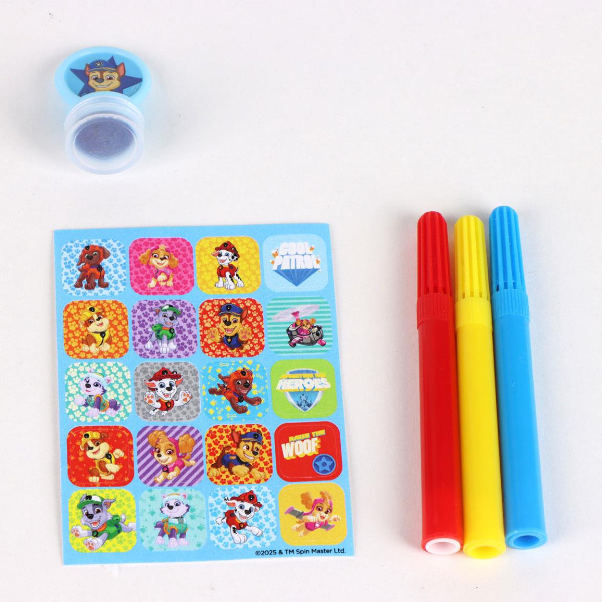 Paw Patrol Notizbuch-Set für Kinder Schreibwaren mit Stickern & Stiften