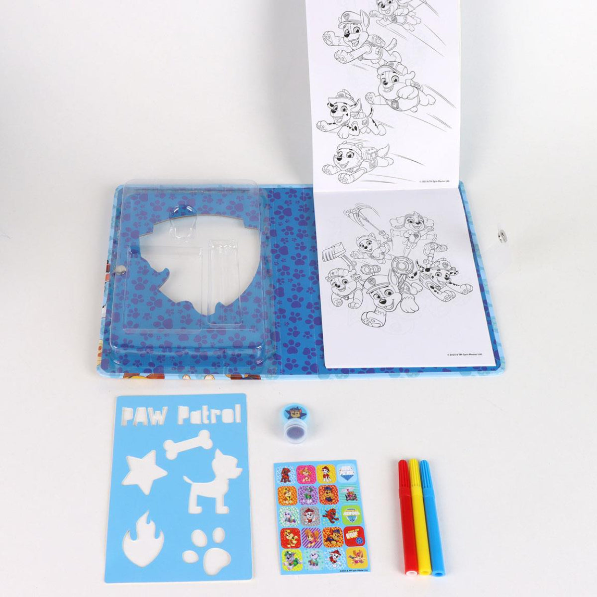 Paw Patrol Notizbuch-Set für Kinder Schreibwaren mit Stickern & Stiften