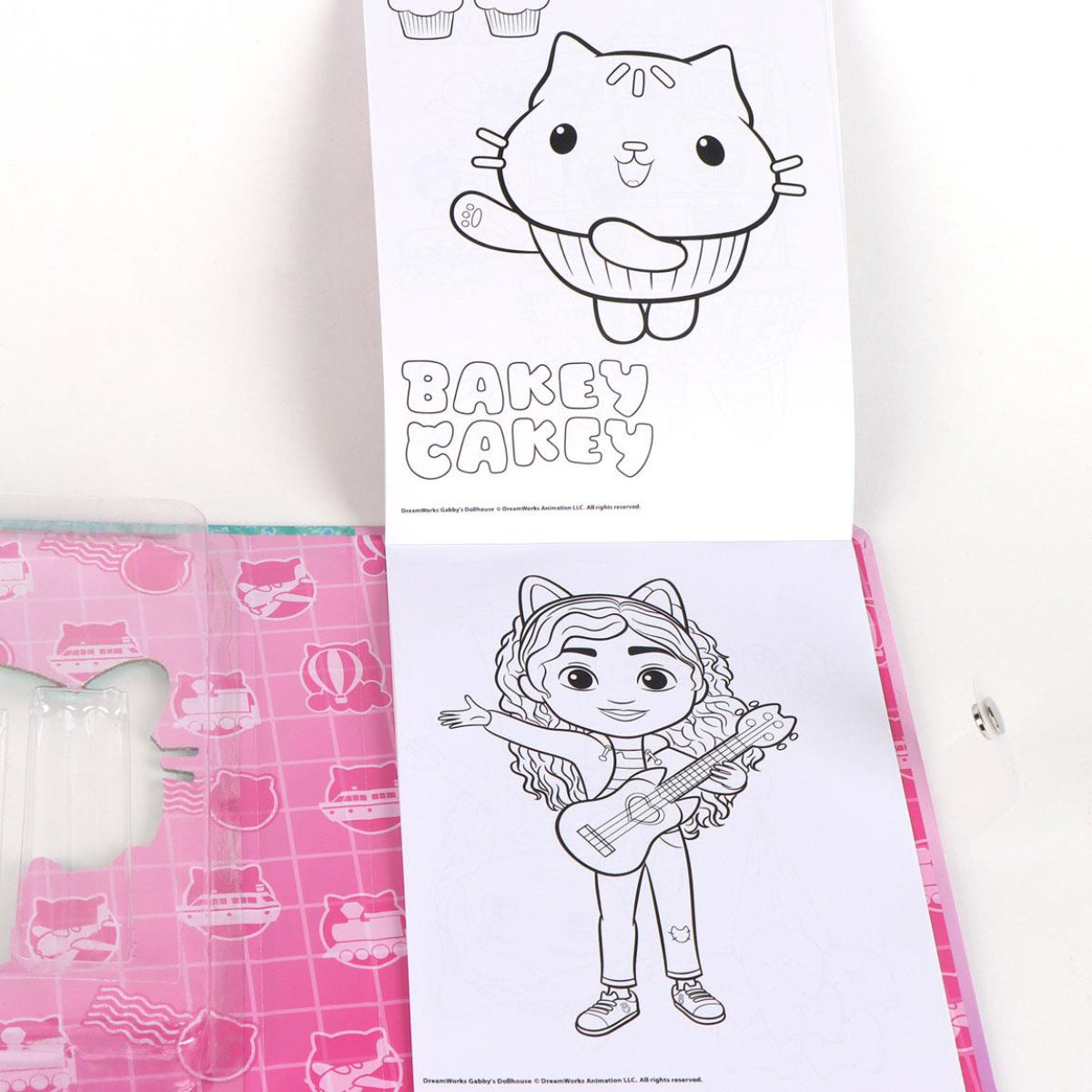 Gabby’s Dollhouse Notizbuch-Set für Kinder – Schreibwaren mit Stickern & Stiften