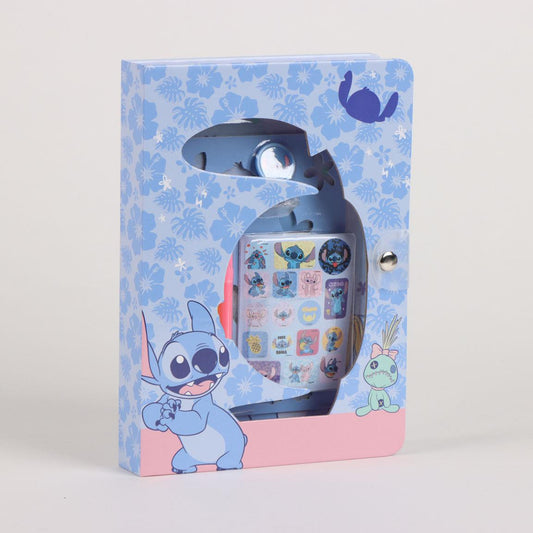 Disney Stitch Notizbuch-Set für Kinder – Schreibwaren mit Stickern & Stiften
