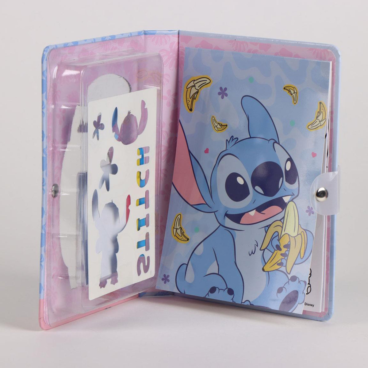 Disney Stitch Notizbuch-Set für Kinder – Schreibwaren mit Stickern & Stiften