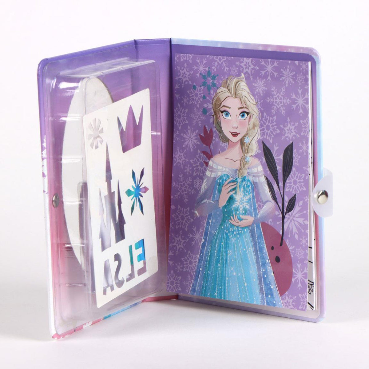 Disney Frozen Schreibset – Kinder Notizbuch inkl. Aufkleber & Stifte