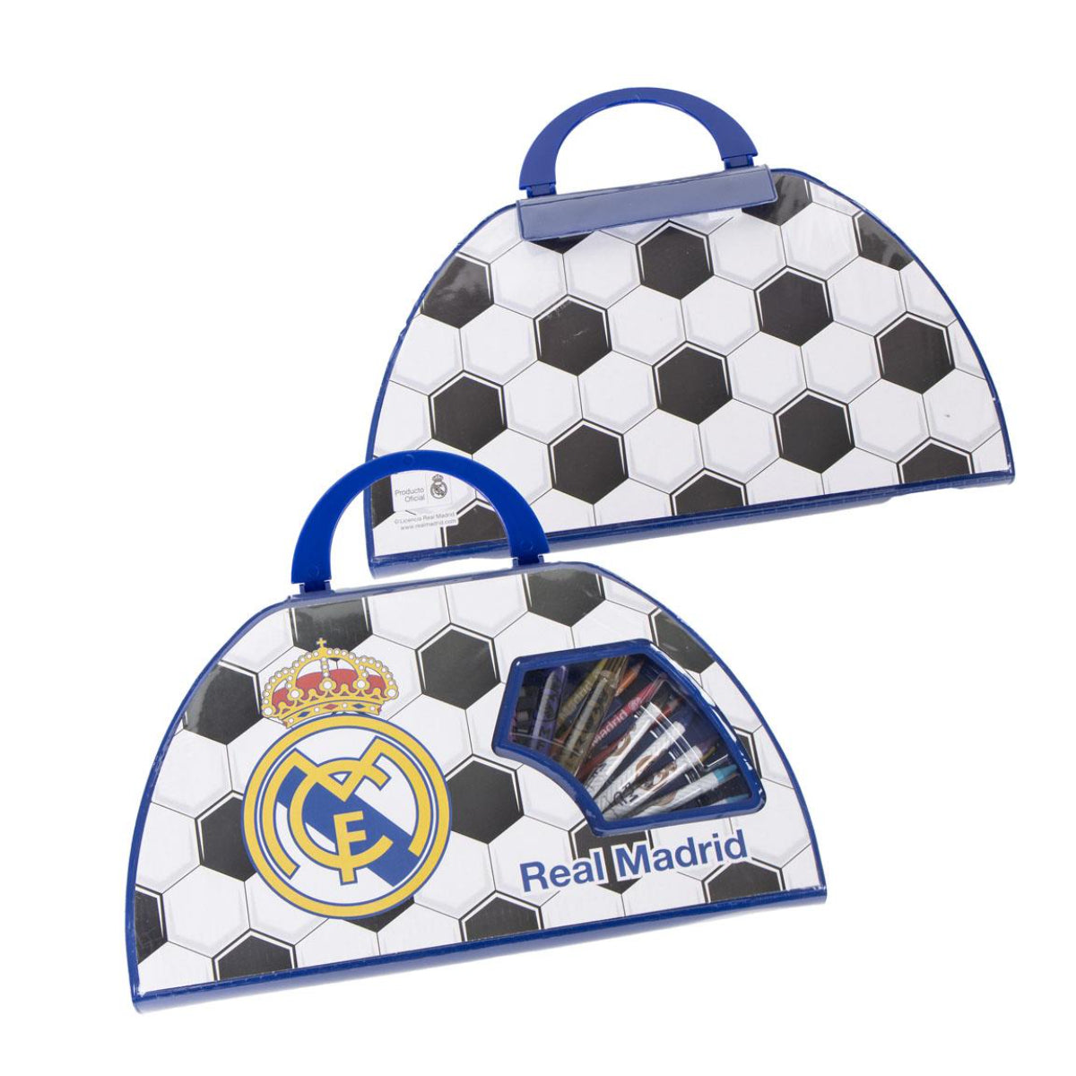 Real Madrid Kreativset mit 50 Teilen Malkoffer für Schule & Zuhause