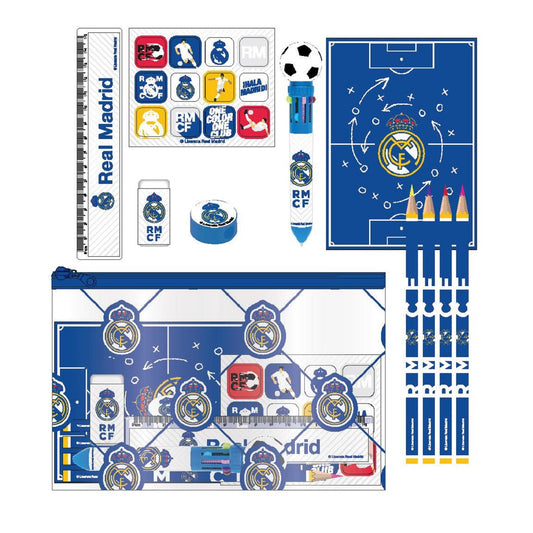 Real Madrid Schulset Schreibwaren-Set für Kinder Coole Fan Artikel
