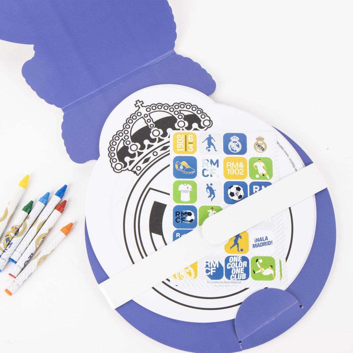 Super Activity Album Real Madrid Beschäftigungsbuch mit Spielen & Farben
