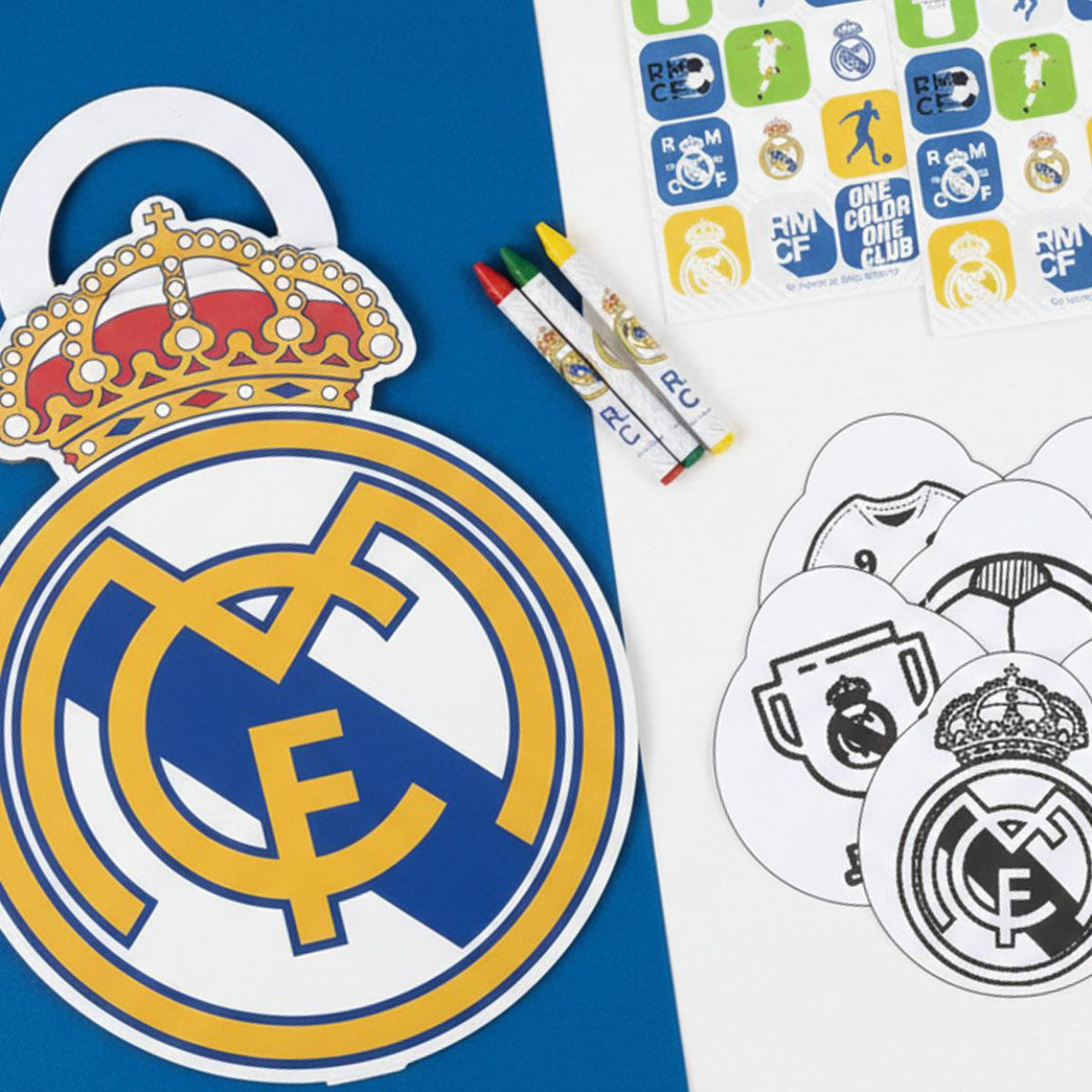 Real Madrid Malbuch Beschäftigungsalbum für Kinder und Fans
