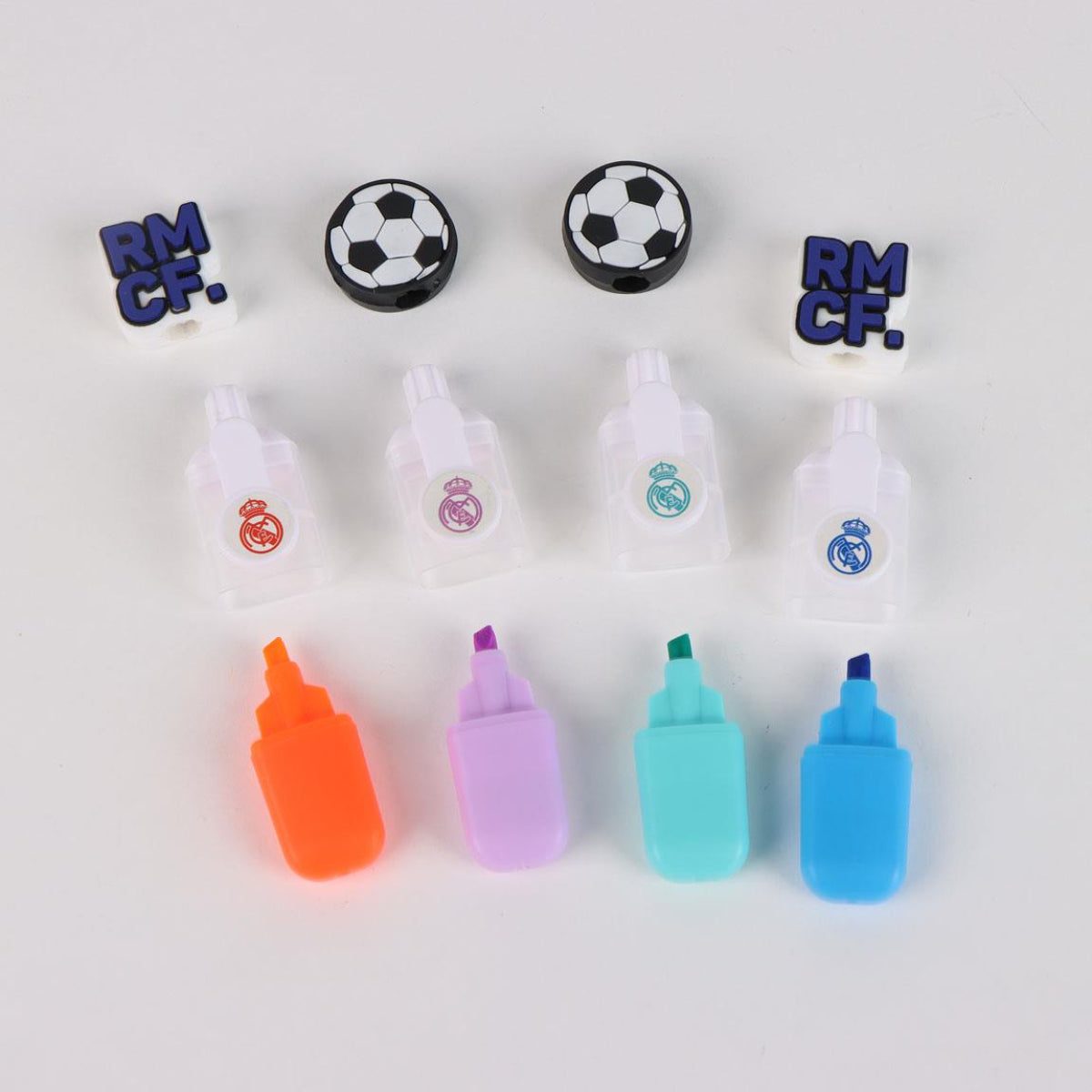 Real Madrid Textmarker-Set – Fluoreszierende Marker für Schule & Büro
