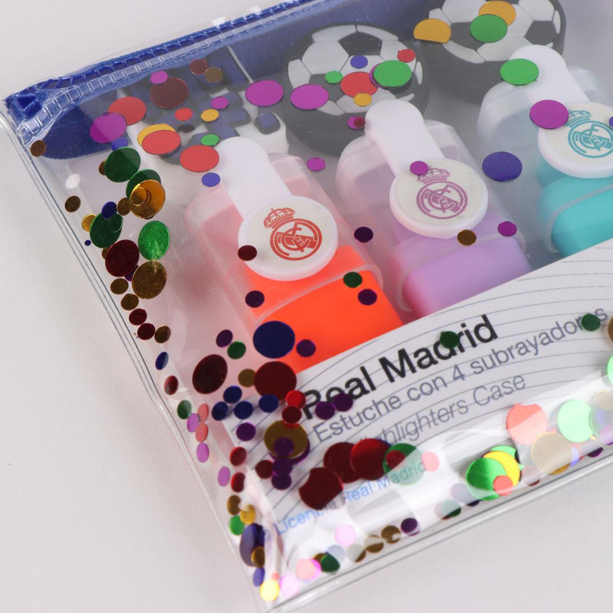 Real Madrid Textmarker-Set – Fluoreszierende Marker für Schule & Büro