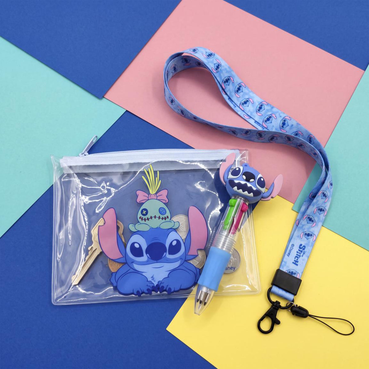 Disney Stitch Schulzubehör Set für Schule und kreative Freizeit