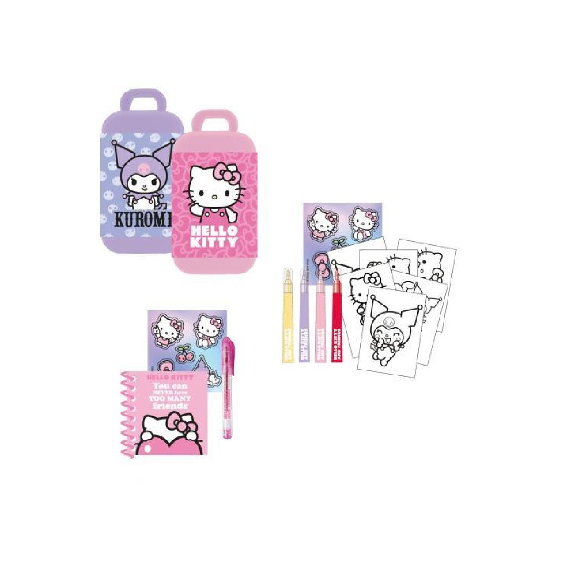 Hello Kitty Random Schreibwaren Set im Display für ältere Kinder