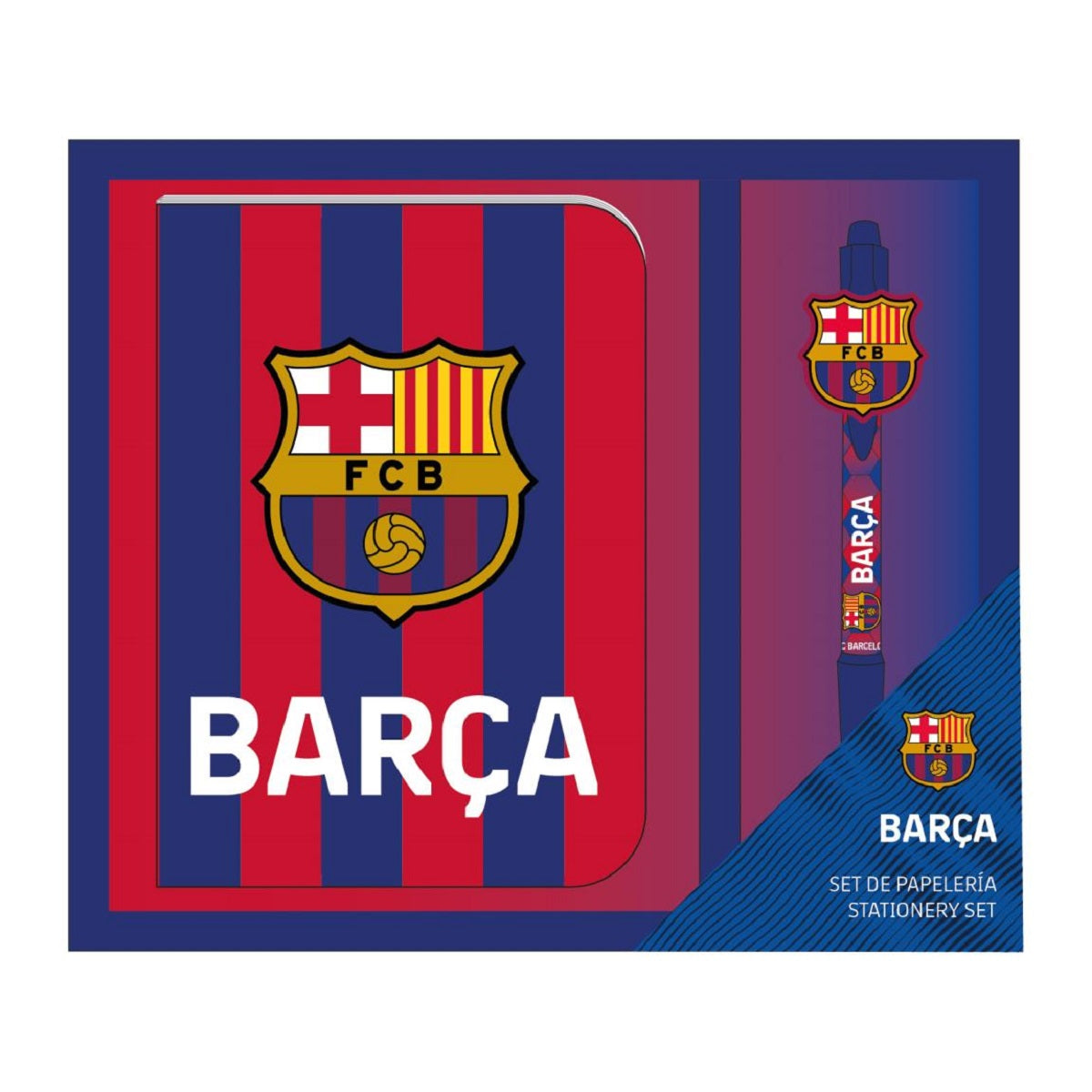 FC Barcelona Schulset für Schreiben Malen und Hausaufgaben