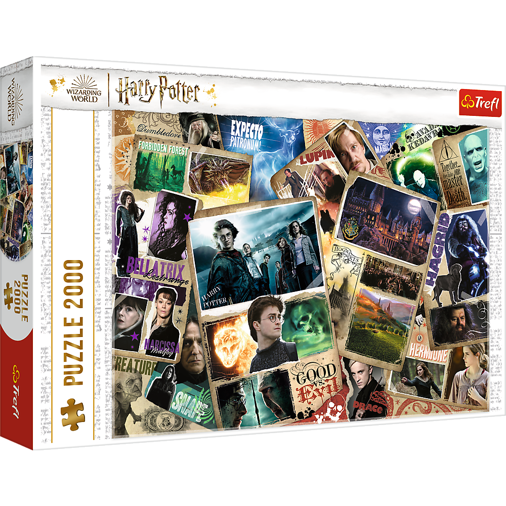 Harry Potter Puzzle 2000 Teile mit ikonischen Charakteren