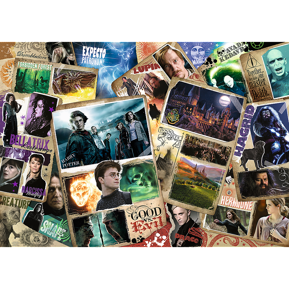 Harry Potter Puzzle 2000 Teile mit ikonischen Charakteren