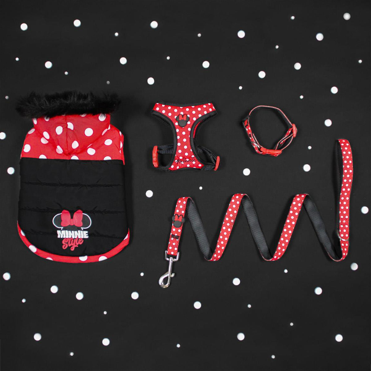Disney Minnie Mouse Hundehalsband  XS / S - Verstellbar, robust & bequem