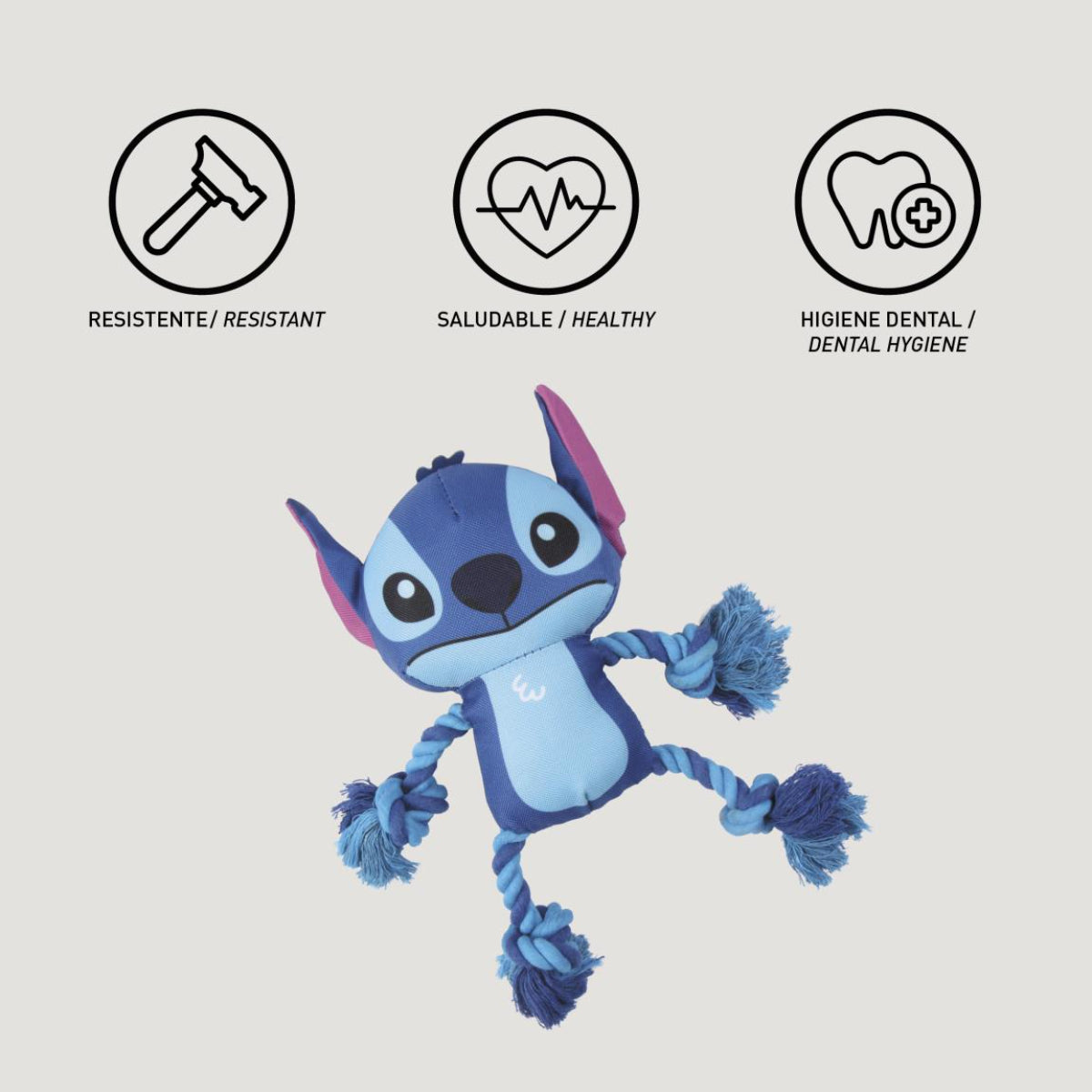 Disney Stitch Hundespielzeug Beißrform für gesunde Zähne und Zahnfleisch