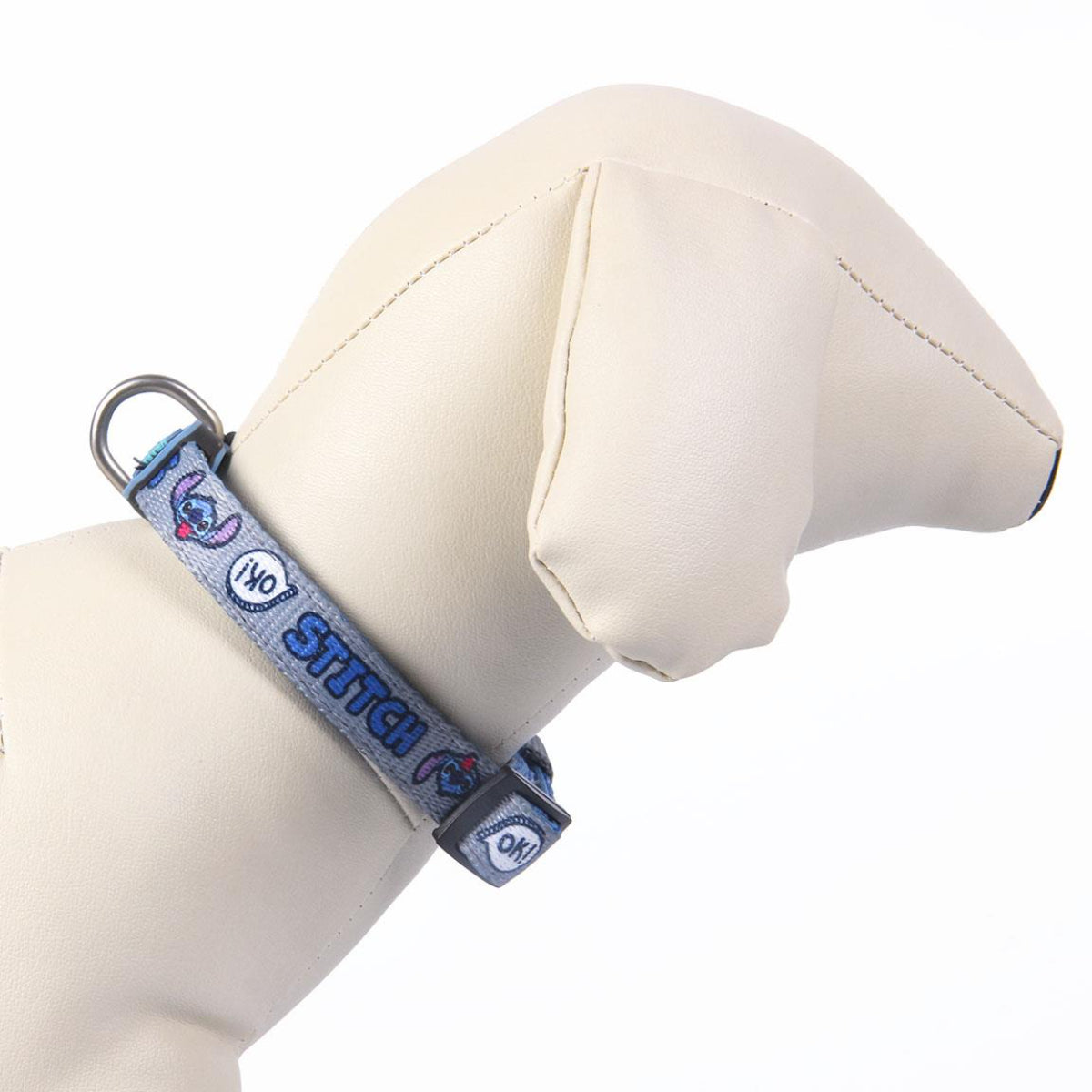 Disney Stitch Halsband für Hunde Größe S/M Stylisches Polyester-Halsband