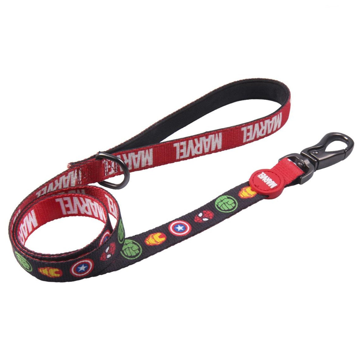 Marvel - Hundeleine M Größe - aus Polyester mit Metallclip