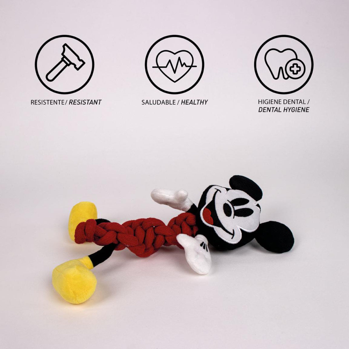 Disney Mickey Mouse Hundekauspielzeug Seil Kauspielzeug & Beißspielzeug