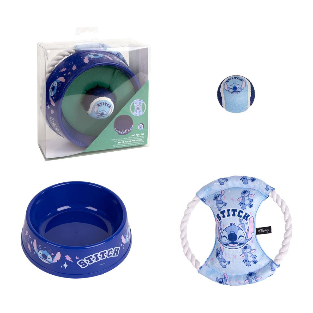 Lilo & Stitch Spielzeug-Set für Hunde Mehrteilig, perfekt für Training & Spaß