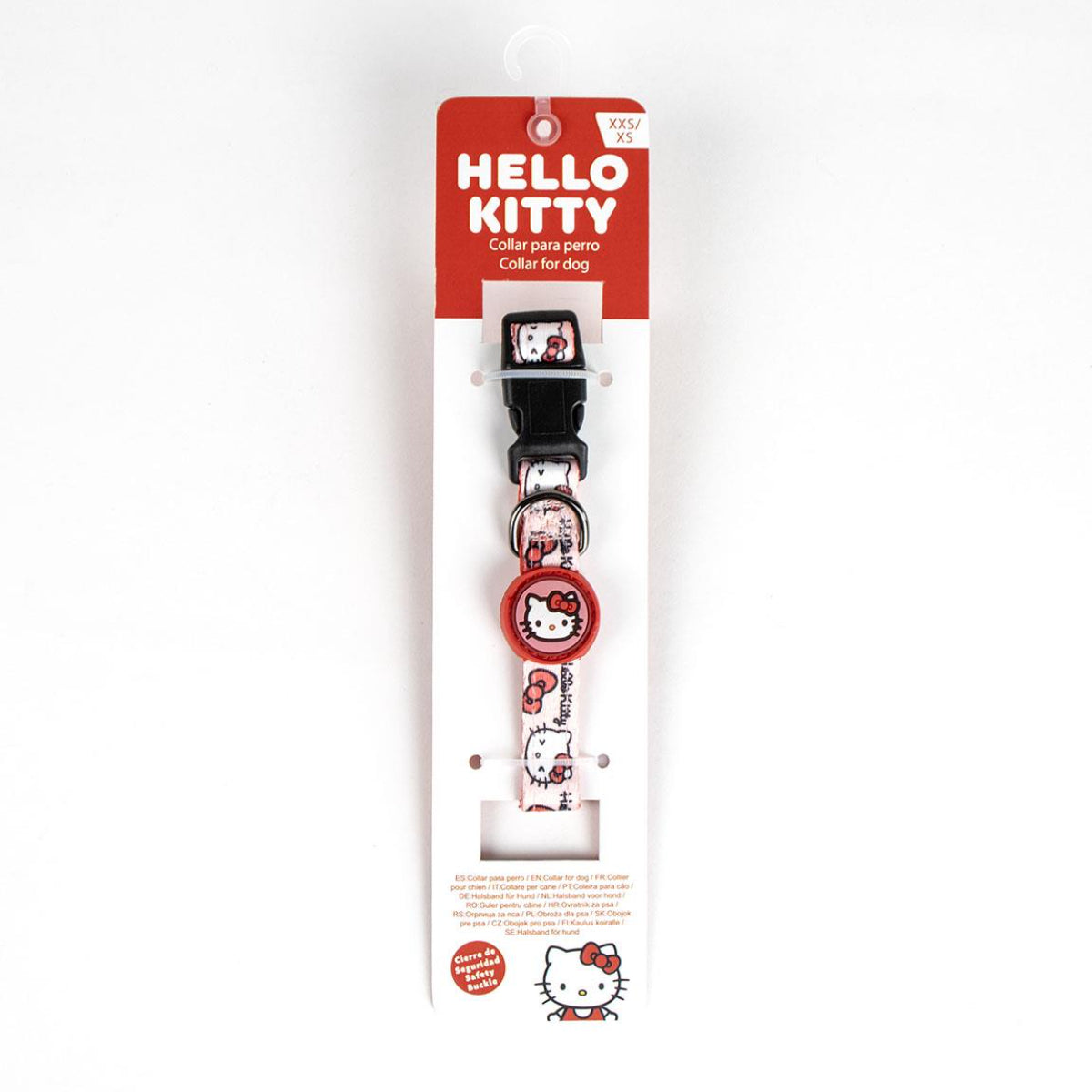 Hello Kitty Hundehalsband  XXS / XS - Verstellbar, robust & bequem