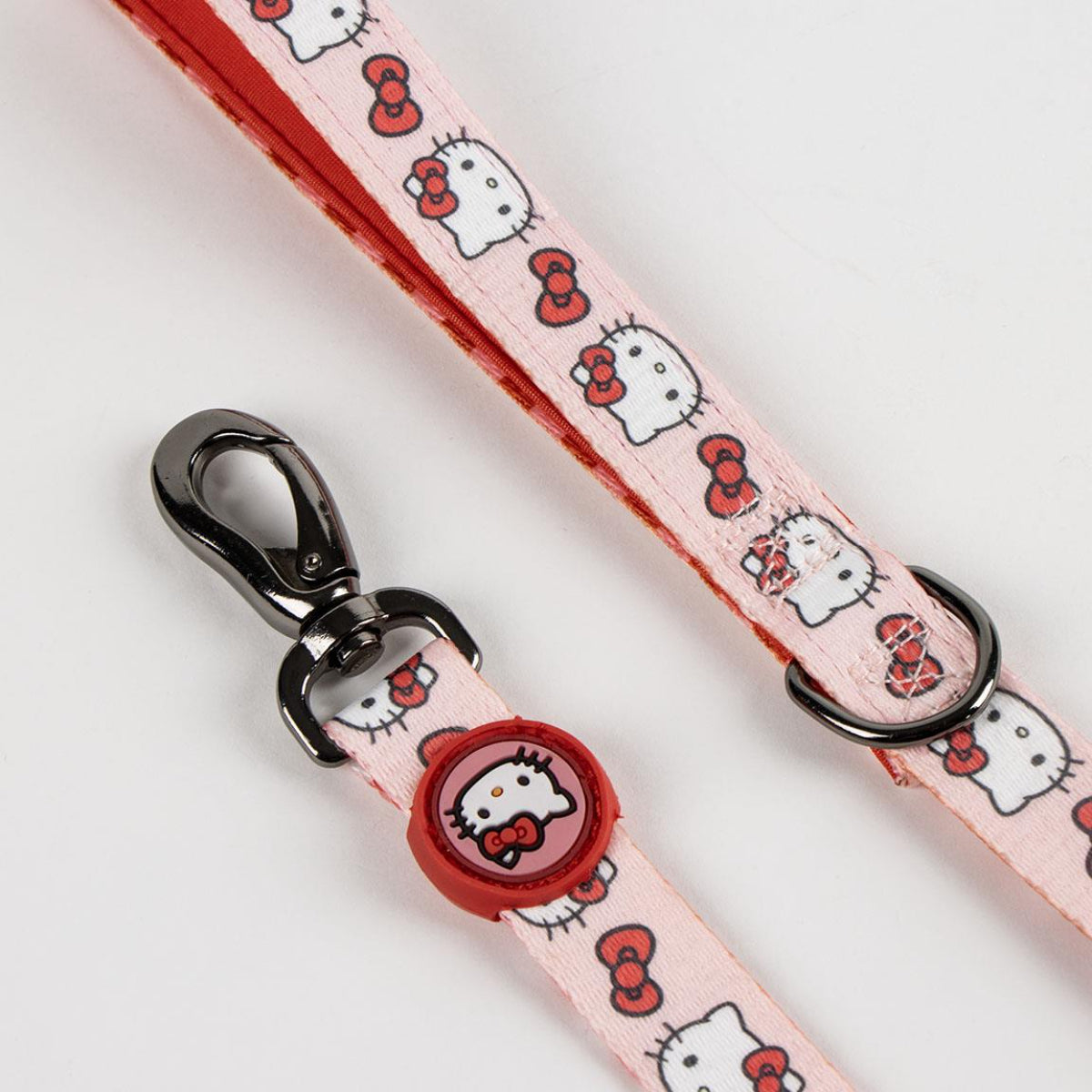 Hello Kitty - Hundeleine M Größe - aus Polyester mit Metallclip