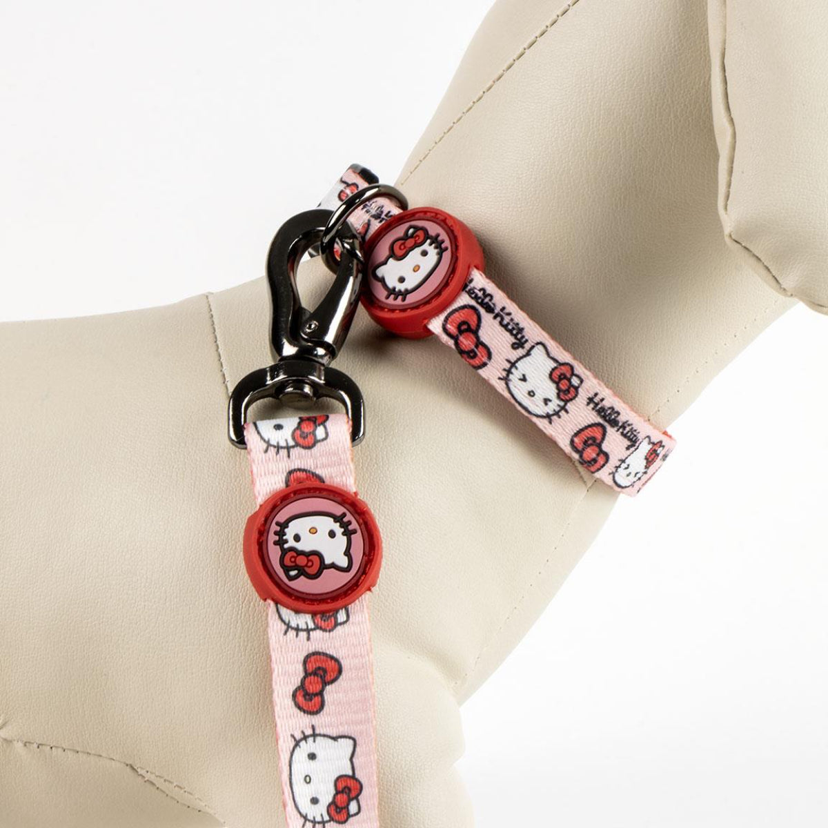Hello Kitty - Hundeleine M Größe - aus Polyester mit Metallclip