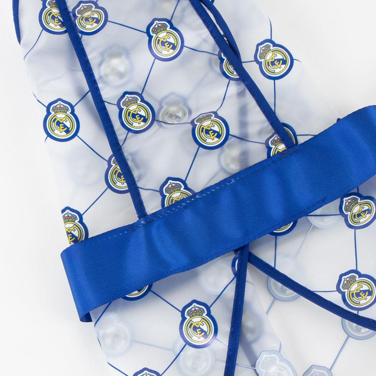 Real Madrid Hunderegenmantel – Leichte, wasserdichte Jacke für Spaziergänge