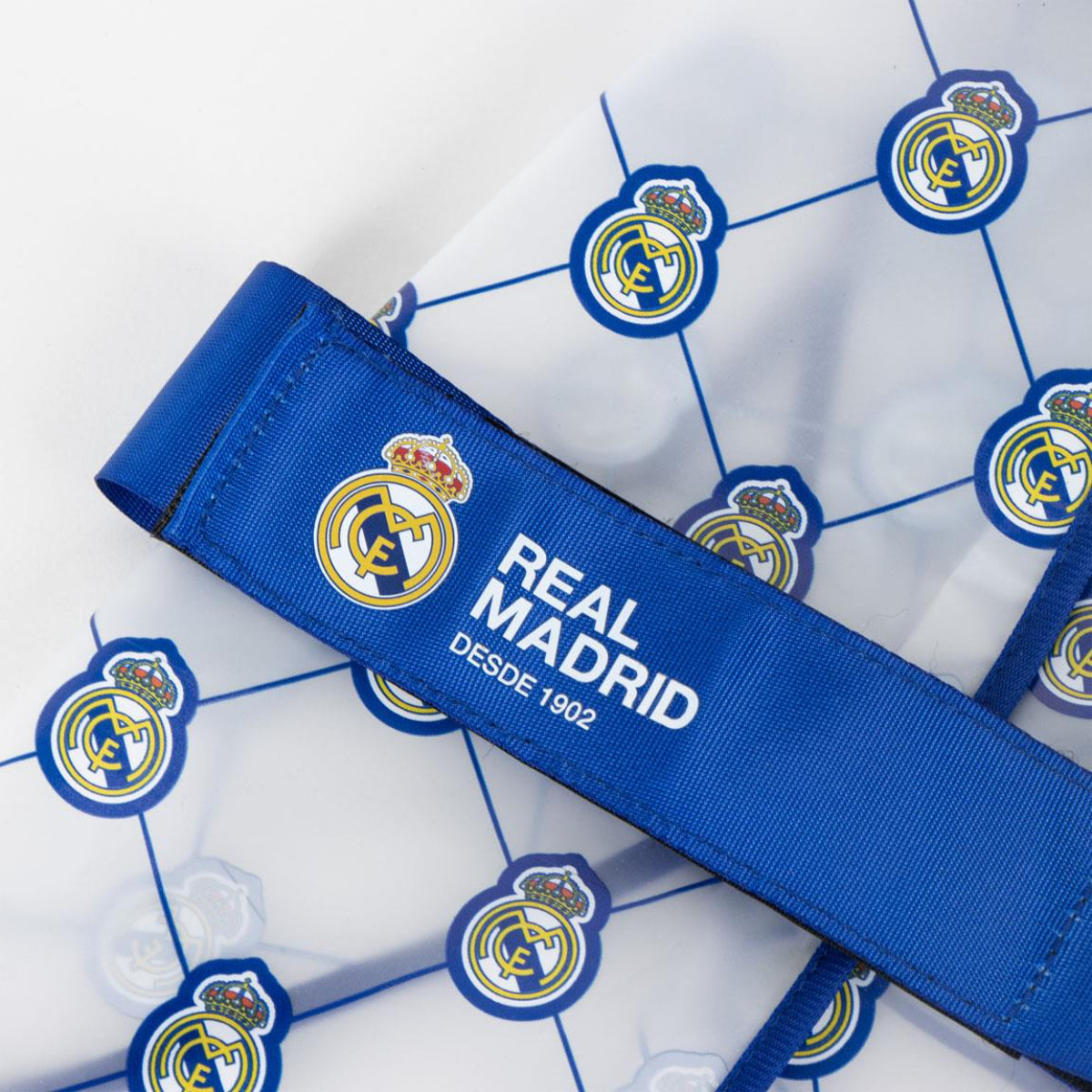 Real Madrid Hunderegenmantel – Leichte, wasserdichte Jacke für Spaziergänge