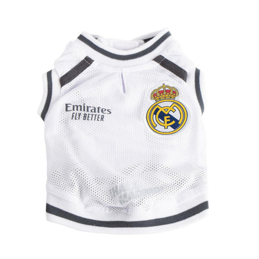 Real Madrid T-Shirt für Hunde – Atmungsaktives Fan-Outfit